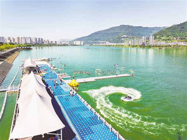 重慶開州：文旅“出圈” 漢豐湖半年攬客422萬人次