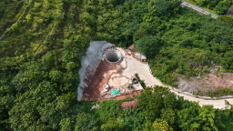 重慶市藻渡水庫輸水工程鹽井壩倒虹吸頂管段貫通