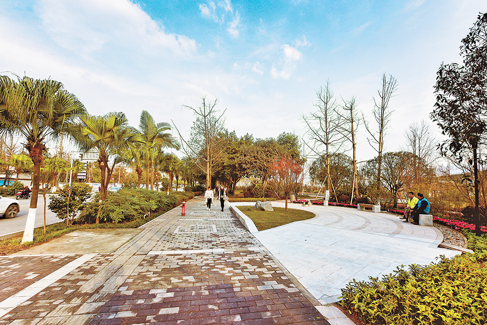 北碚因地制宜提升城市綠地功能