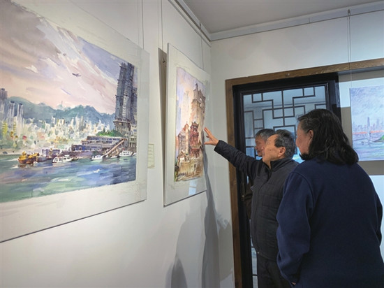 【社會民生】“印象·渝中半島”川美老教授寫生作品展在渝舉行