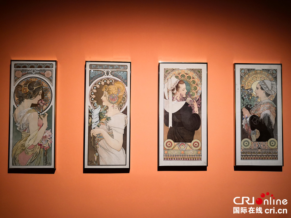 無邊欄【CRI專稿 列表】“穆夏：歐洲新藝術運動先鋒”特展在三峽博物館開展