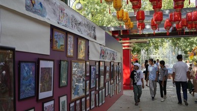 “上海合作組織國家青少年畫展”在烏茲別克斯坦撒馬爾罕舉行