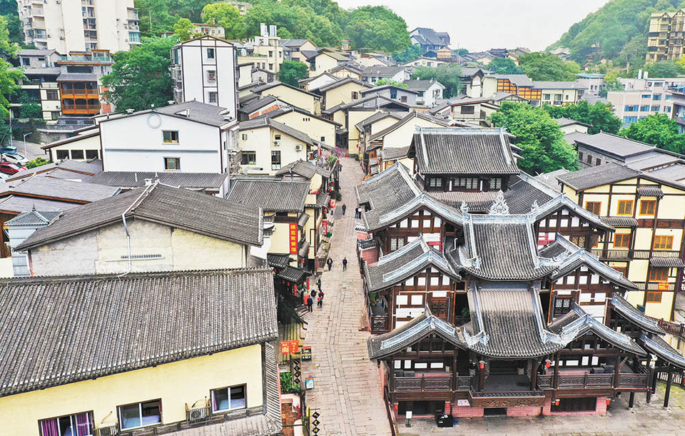重慶南岸黃桷埡老街煥發生機