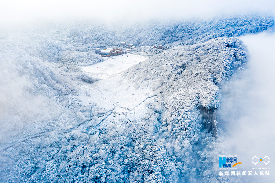 【渝情渝景】重慶金佛山：一場雪帶來一個“童話世界”