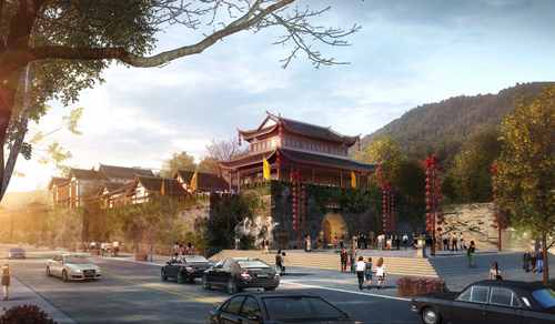 【區縣聯動】【雲陽】雲陽：張飛廟民俗風情街一期工程預計年底建成【區縣聯動列表】張飛廟民俗風情街一期工程預計年底建成