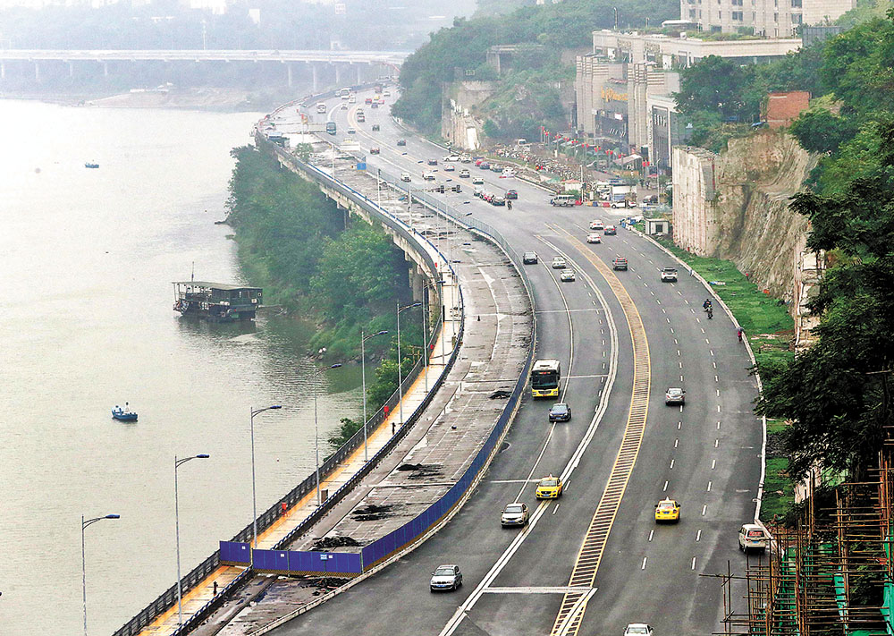 【焦點圖】北濱路拓寬工程一期即將建成