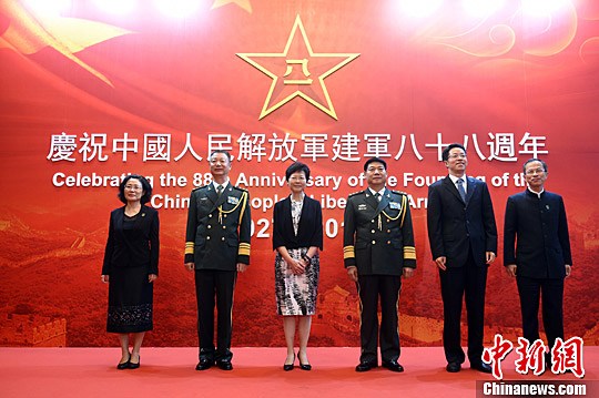 解放軍駐港部隊慶祝建軍88週年 繼續與香港社會加強溝通