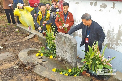 76名解放軍金門登陸戰遺族跨海淚祭盼兩岸永和平