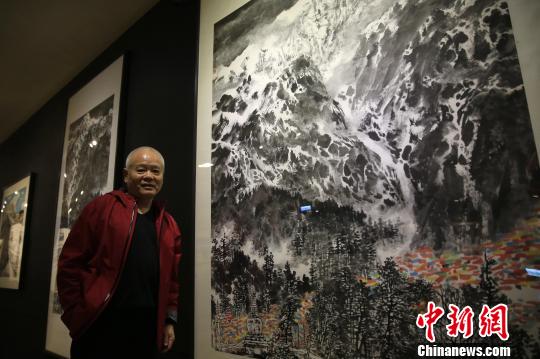 “水墨家園——李小可作品展”在台北舉行