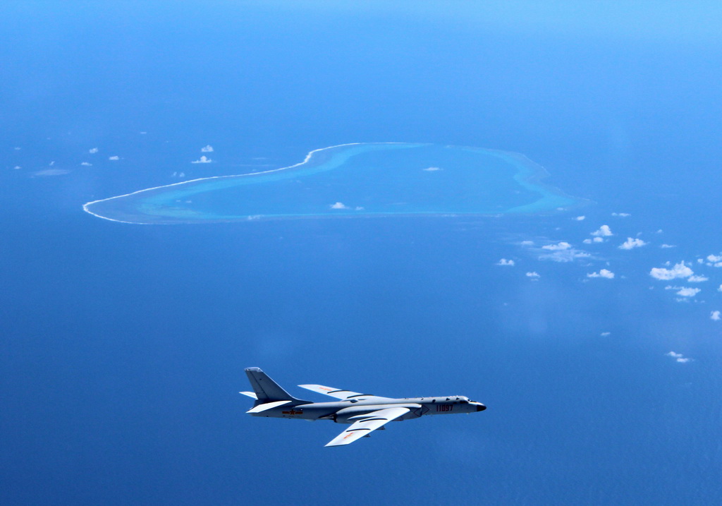 中國空軍航空兵赴南海常態化戰鬥巡航