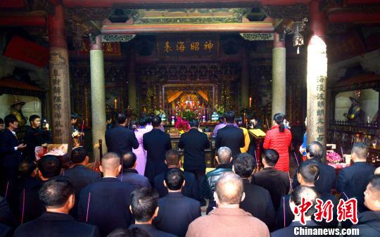 湄洲媽祖祖廟為台灣花蓮地震災區誦經祈安義捐