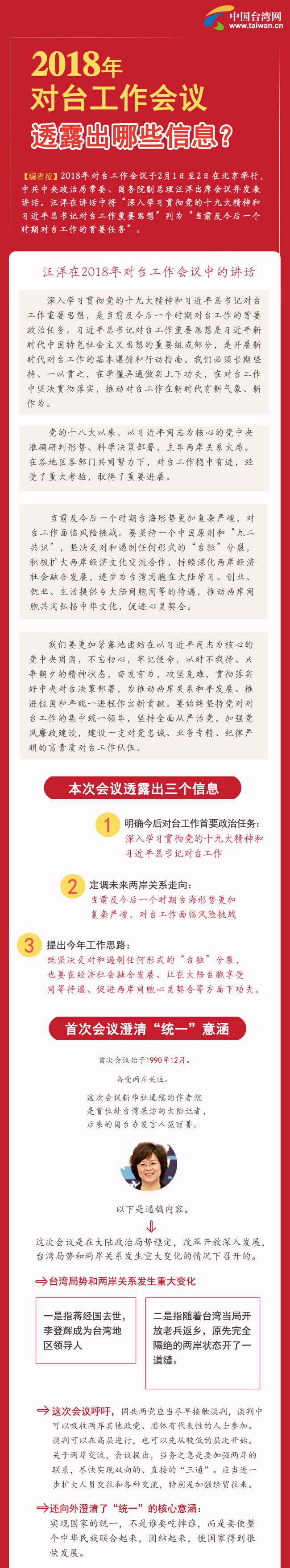 2018年對臺工作會議 透露出哪些信息？