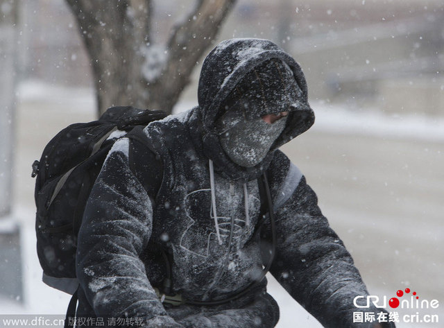 美國遭暴風雪襲擊 兩億人口過半國土面積受影響(圖)