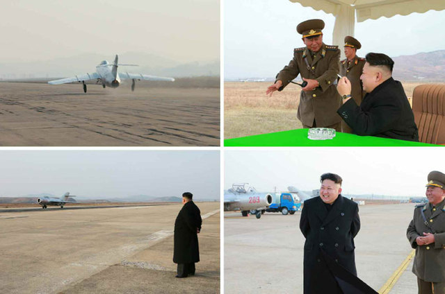 金正恩指導朝空軍女殲擊機飛行員訓練(圖)