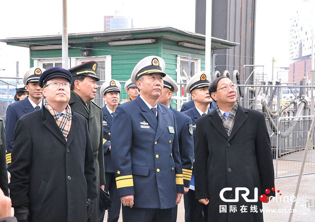 中國海軍第18批護航編隊訪問德國漢堡