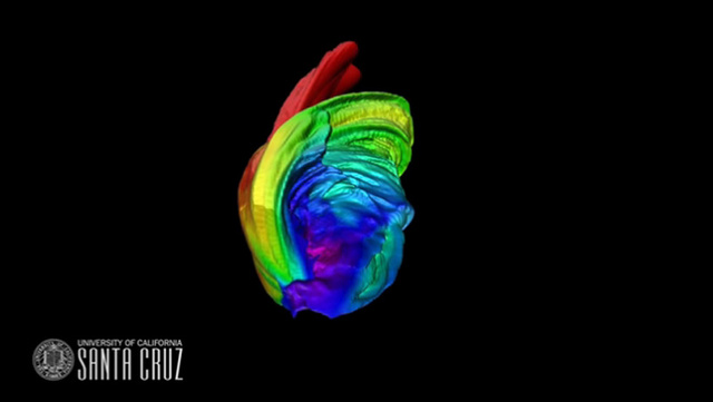 科學家目睹恒星被黑洞控制撕裂“拍扁”過程