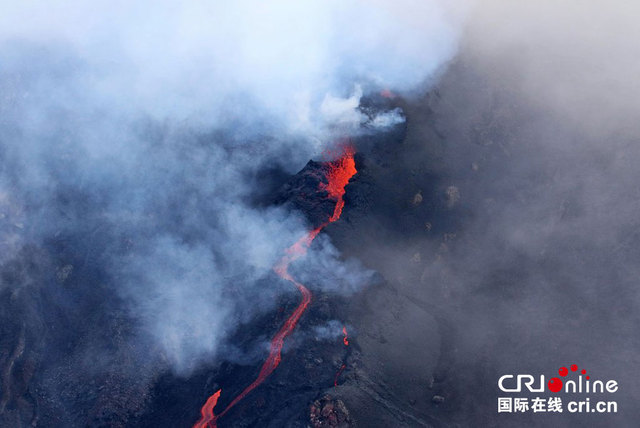 法國富爾奈斯火山噴發 有53萬年"活動史"