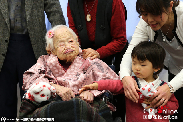 世界最長壽老人慶祝117歲生日