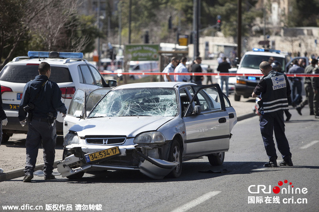 巴勒斯坦男子開車衝撞以色列女警致6人受傷