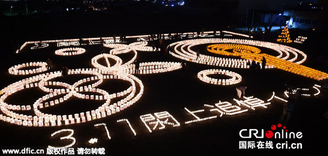 日本大地震將迎來四週年紀念日 民眾點亮數千紙燈