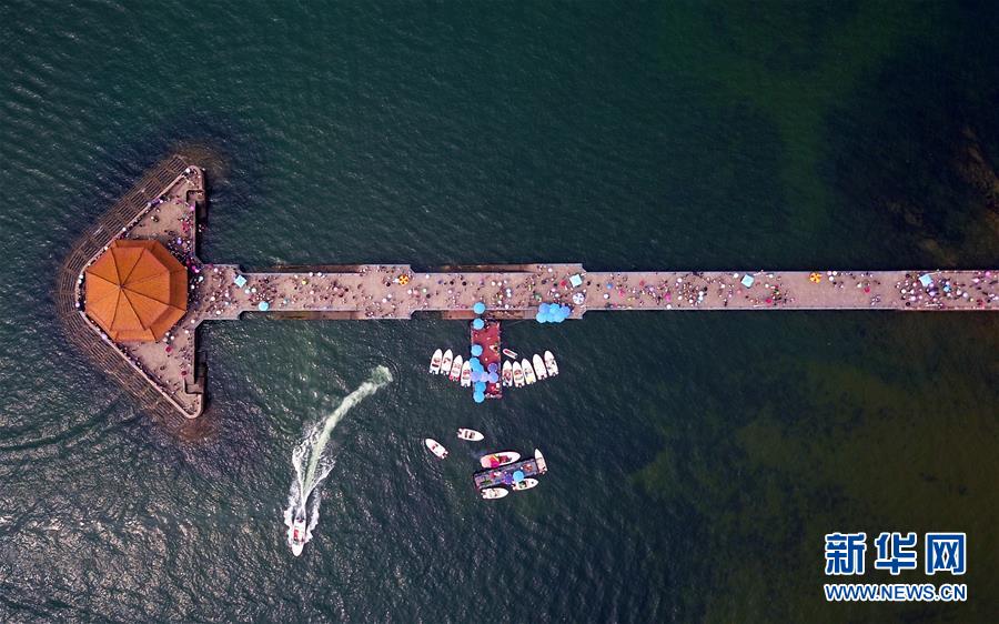 天空之眼瞰青島