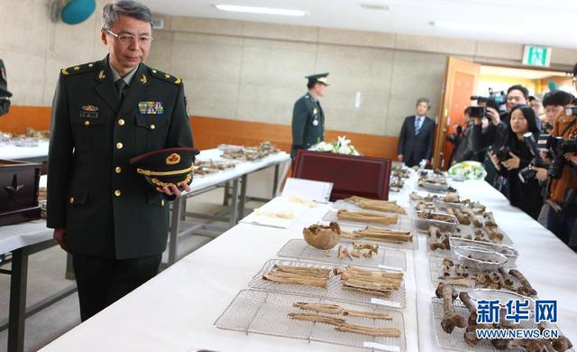 68具在韓中國志願軍烈士遺骸將於3月20日裝運回國