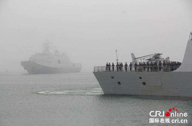 中國海軍第十八批護航編隊凱旋