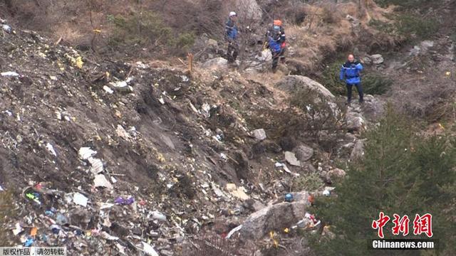 德翼航空客機墜毀首批飛機殘骸照片曝光