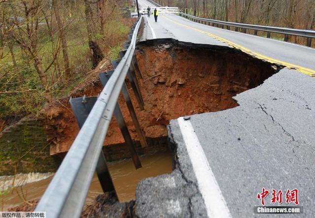 美國肯塔基州遭暴雨襲擊引發洪災