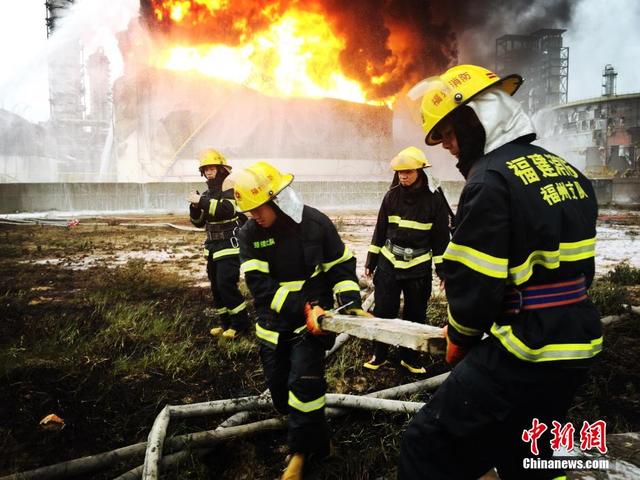 福建PX項目爆燃事故 明火被撲滅之後復燃