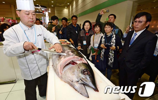 首爾水産品展覽會落幕 海鮮美食精彩亮相（組圖）