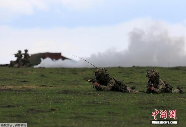 北約多國聯合軍演在羅馬尼亞舉行