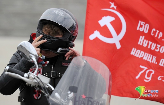 普京鐵粉摩托車隊欲橫穿歐洲紀念二戰勝利70週年