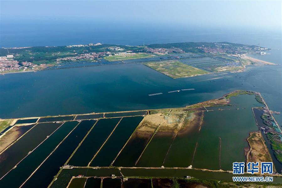 鳥瞰煙臺養馬島