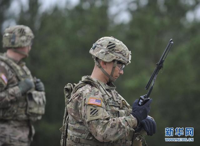 美軍在拉脫維亞進行坦克實彈射擊訓練