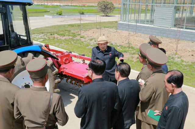 金正恩視察綜合種苗場施工現場 其妹時隔47天再露面