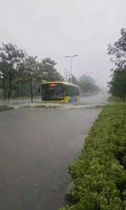 南京大暴雨：水深及腰全城看海