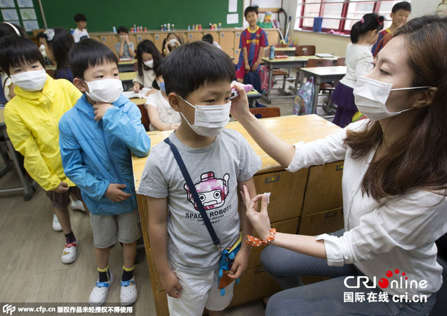 韓國MERS肆虐 首爾地區小學採取預防措施