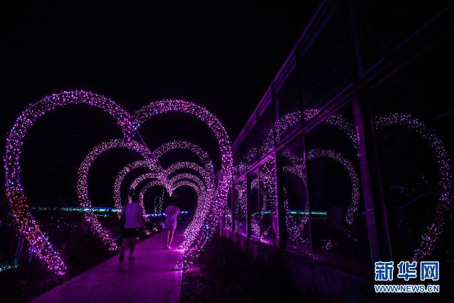 浙江義烏：夜間燈光秀 打造鄉村旅遊新亮點