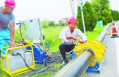 （三農）南京高淳區椏溪鎮葉家村惠民燃氣鋪設施工