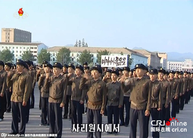 朝鮮100萬餘名青年踴躍報名參軍