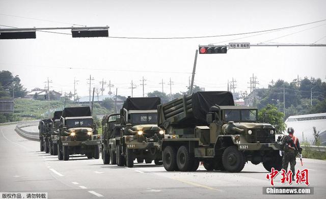 韓軍大量重型武器向朝韓邊界漣川郡調動