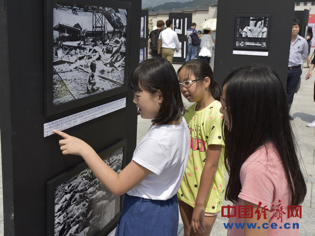 百餘張抗戰歷史圖片首爾展出 韓國老人講述日軍罪行