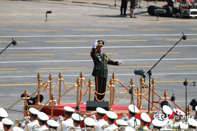 解放軍聯合軍樂團與解放軍合唱團共同演奏