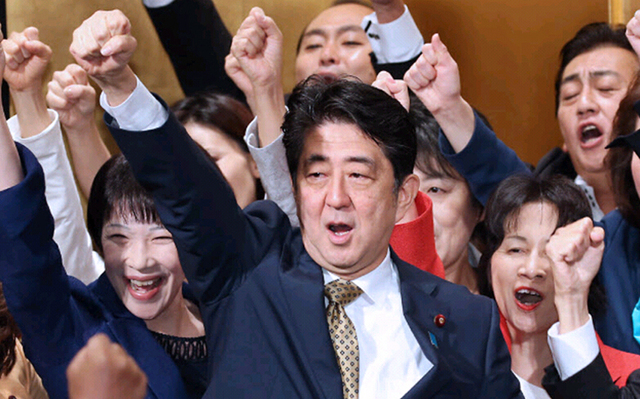 安倍不經投票連任自民黨總裁 或10月改組內閣