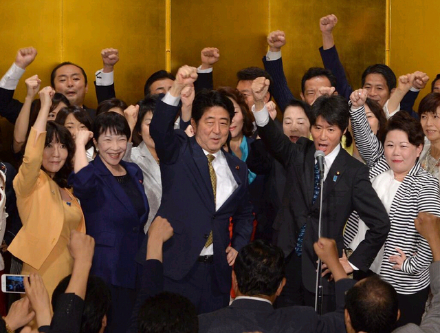 安倍不經投票連任自民黨總裁 或10月改組內閣