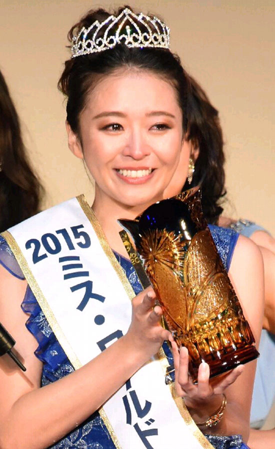 22歲女學生當選2015世界小姐日本代表