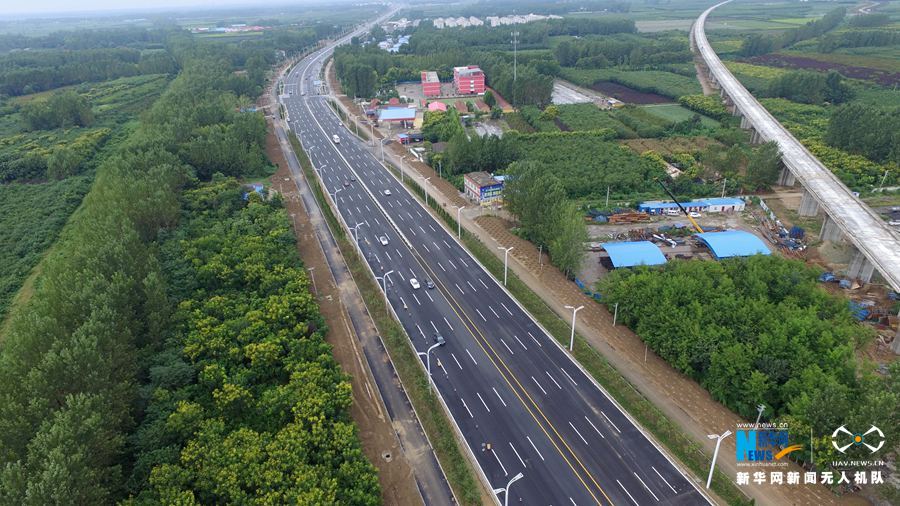 【輪播圖】河南許昌：許鄢城際快速通道建成通車