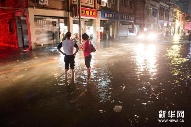 颱風“杜鵑”在福建莆田登陸 福建沿海局部有特大暴雨