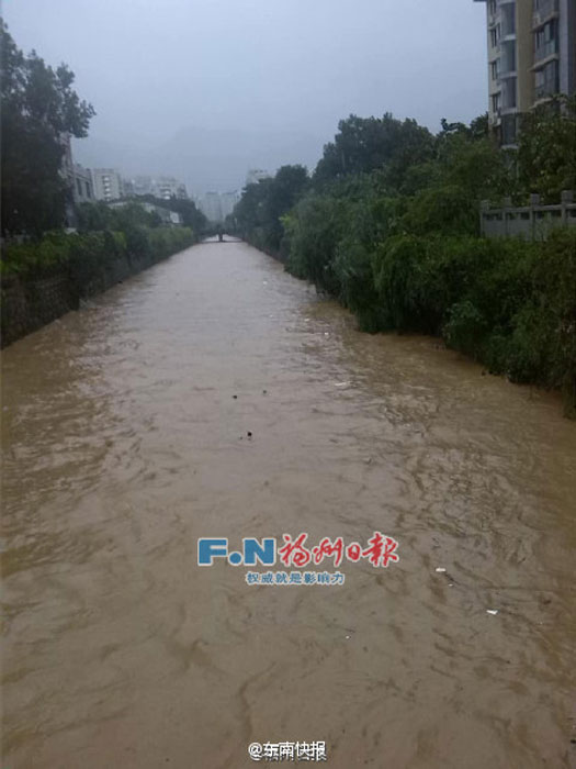 颱風“杜鵑”在福建莆田登陸 福建沿海局部有特大暴雨